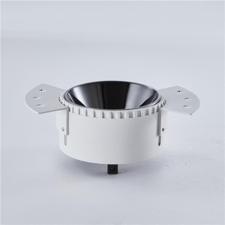 Frameless Round Spotlight Face Ring Hotel Project Ceiling Light Die-Cast Aluminum Downlight Housing Projection Light Kit