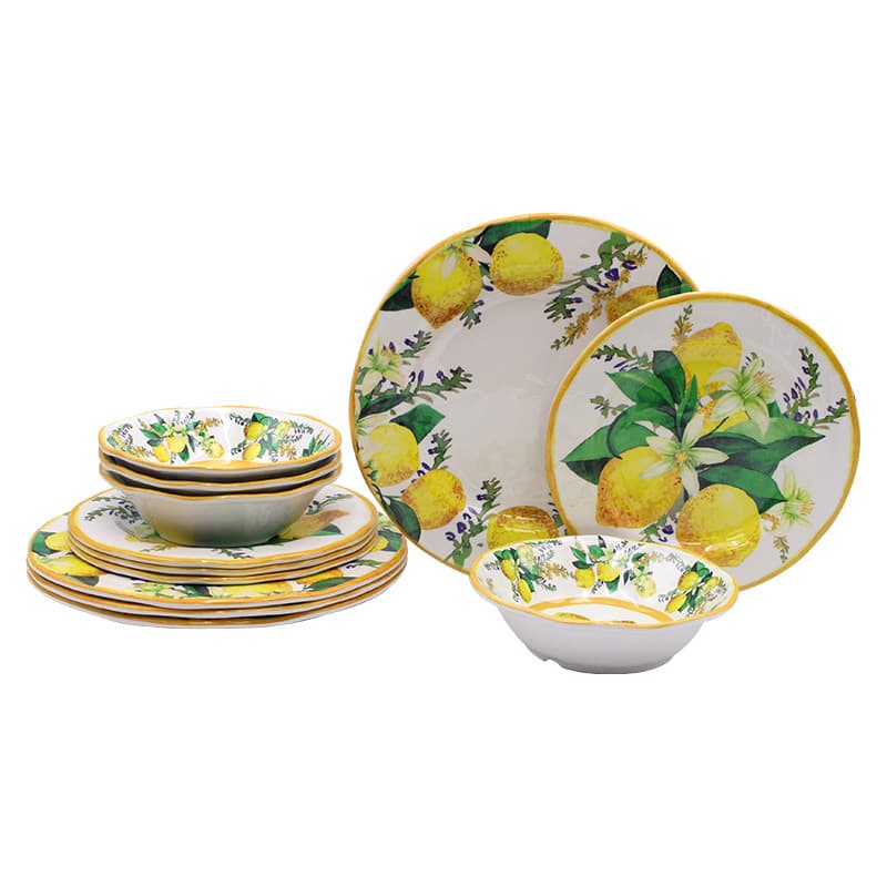 Melamine Tableware Export Western Style Hotel Restaurant Melamine Set Outdoor Picnic Portable Tableware
