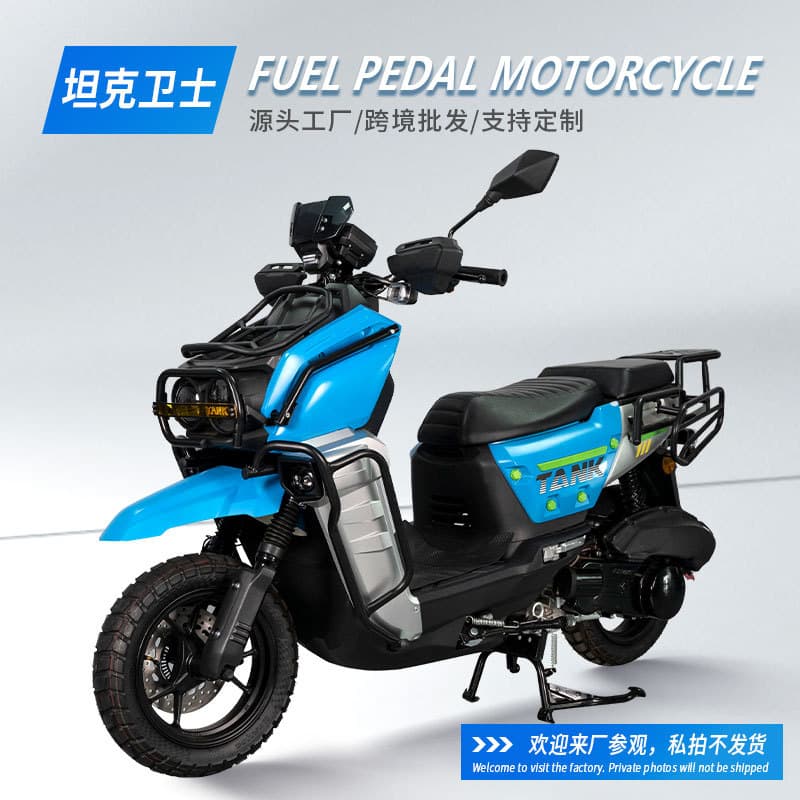 Vietnam Export Tank Guard Blue Motorcycle Fuel Motorcycle Scooter Foreign Complete Vehicle Cross-border Foreign Trade