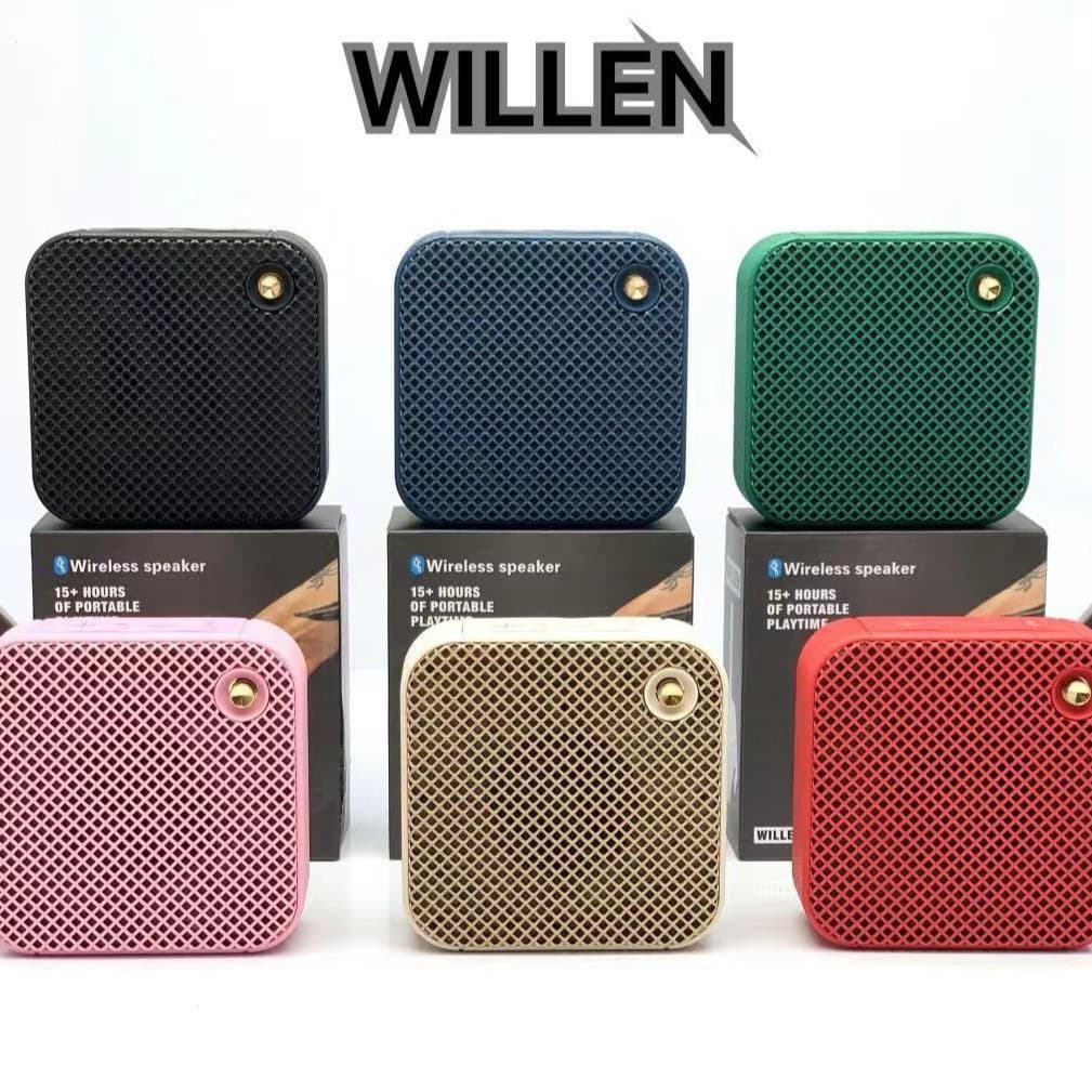 Cross-Border Popular Willen Portable Wireless Bluetooth Speaker Home Outdoor Mini Subwoofer Small Square Speaker