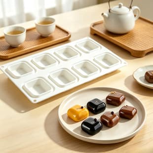 8-Cavity 23-Cavity Stone Mousse Mold Cake Silicone Mold Baking Tool Handmade Soap Mold French Dessert Mold