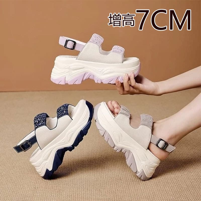 Roman Sandals Women's 2026 Summer New Versatile Fashion Retro Small Comfortable Casual Thick-soled Beach Shoes