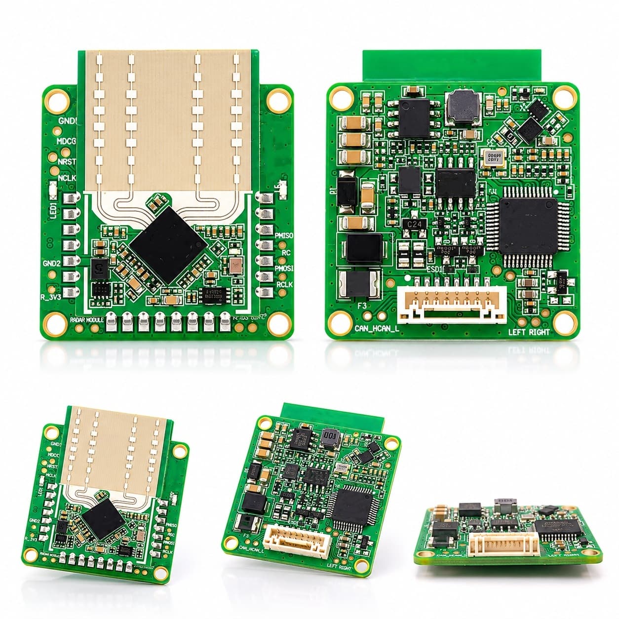 Motorcycle Millimeter Wave Sensor Radar Blind Spot Detection System Module