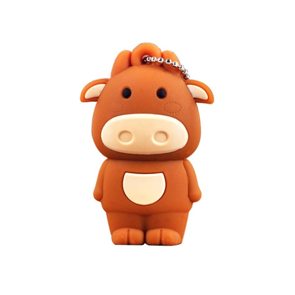 Custom Cartoon Zodiac USB Flash Drive 64GB Large Capacity Silicone PVC USB Drive Customizable