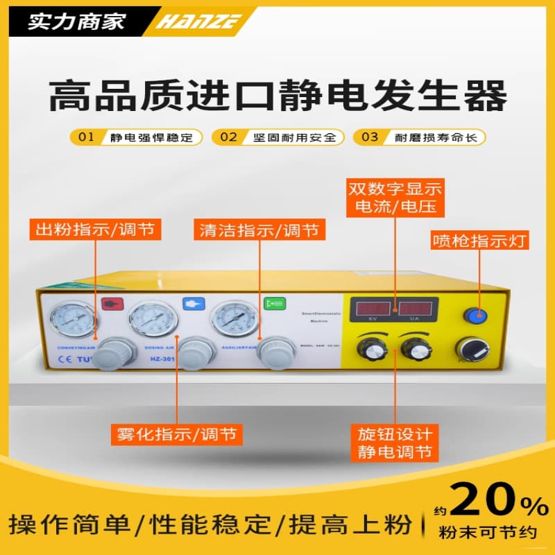 Intelligent electrostatic spraying machine, electrostatic powder spraying machine, plastic powder spraying machine, electrostatic spraying gun, spraying equipment