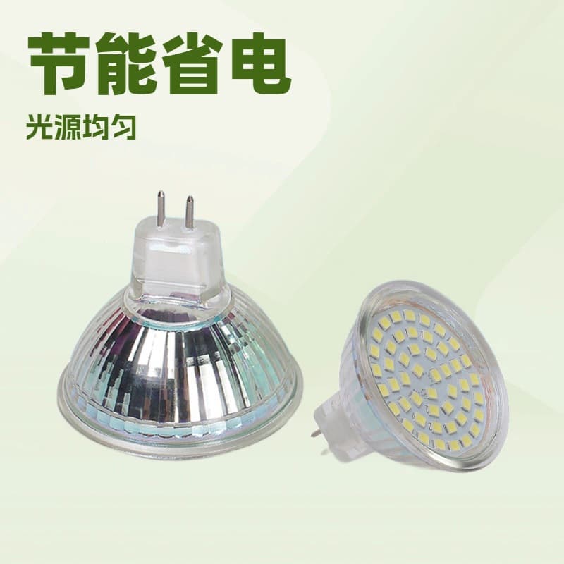 LED Spotlight Downlight Bulb 12V 3W Lighting MR16 Glass Lamp Cup 48 LEDs 60 LEDs SMD2835 High CRI