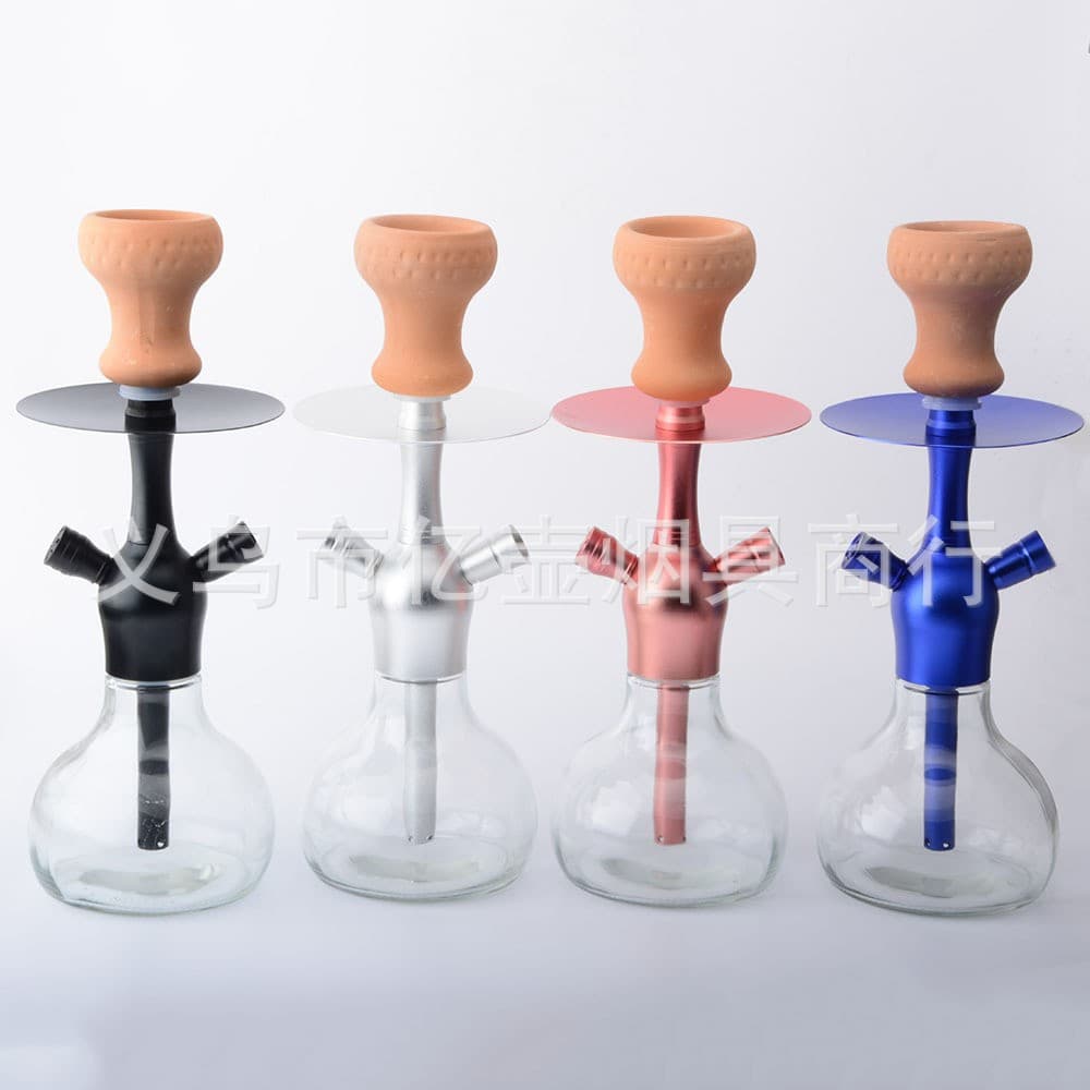 Cross-border Source Arabic Glass Hookah Set Pipe Accessories Hookah Shisha Water Pipe