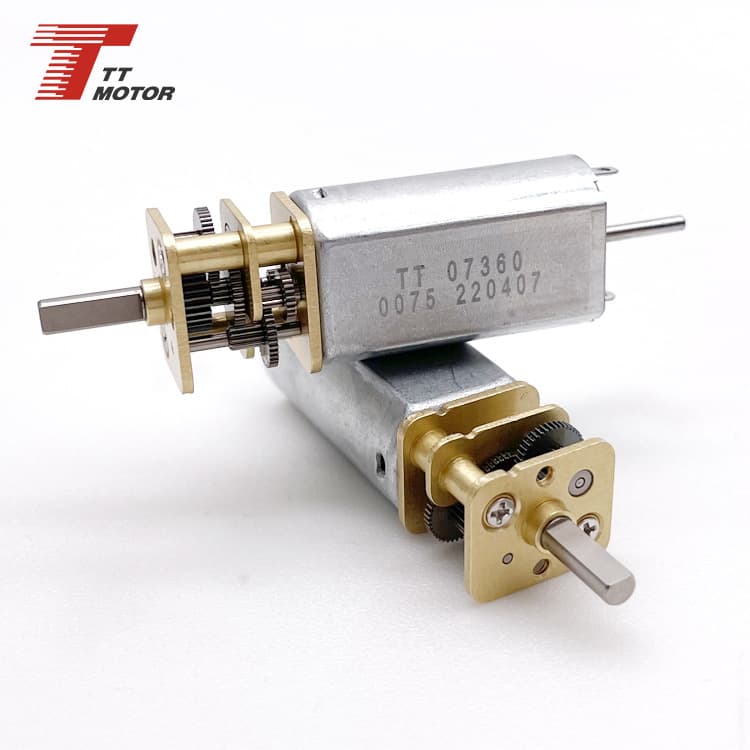 Shenzhen Tt Supplies Low Noise Micro Precision Gear Motor 050 Motor 12V DC Reduction Silent Design