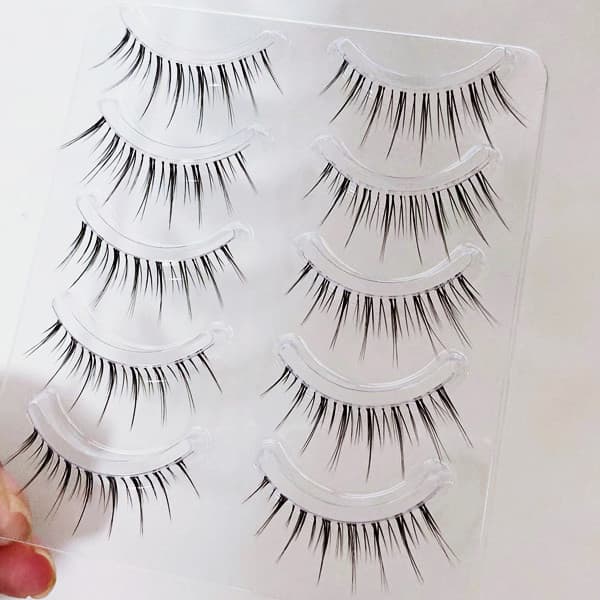 Grandma Rabbit fk26 False Lashes Lightweight Airy Eye-End Lengthening Sweet Cool Fairy Lashes Photogenic False Eyelashes