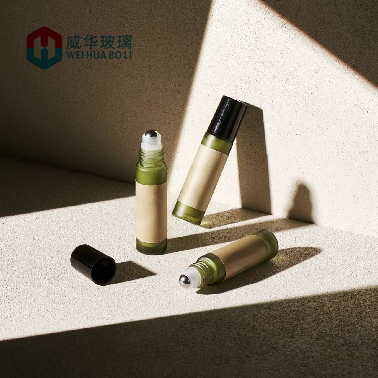 In Stock 10ml Transparent Glass Roller Bottle, Perfume Roller Bottle, Lip Oil and Eye Cream Dispensing Bottle, Essential Oil Bottle