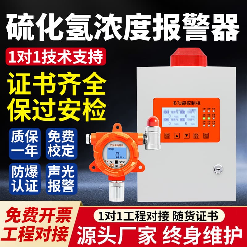 Hydrogen Sulfide Gas Detector Industrial Gas Detection Probe Industrial Explosion-proof Concentration Detector
