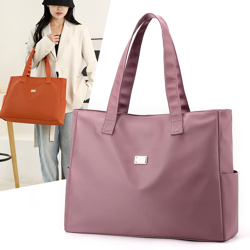 2023 New Urban Commuter Large Capacity Nylon Tote Travel Korean Style Women's Shoulder Bag