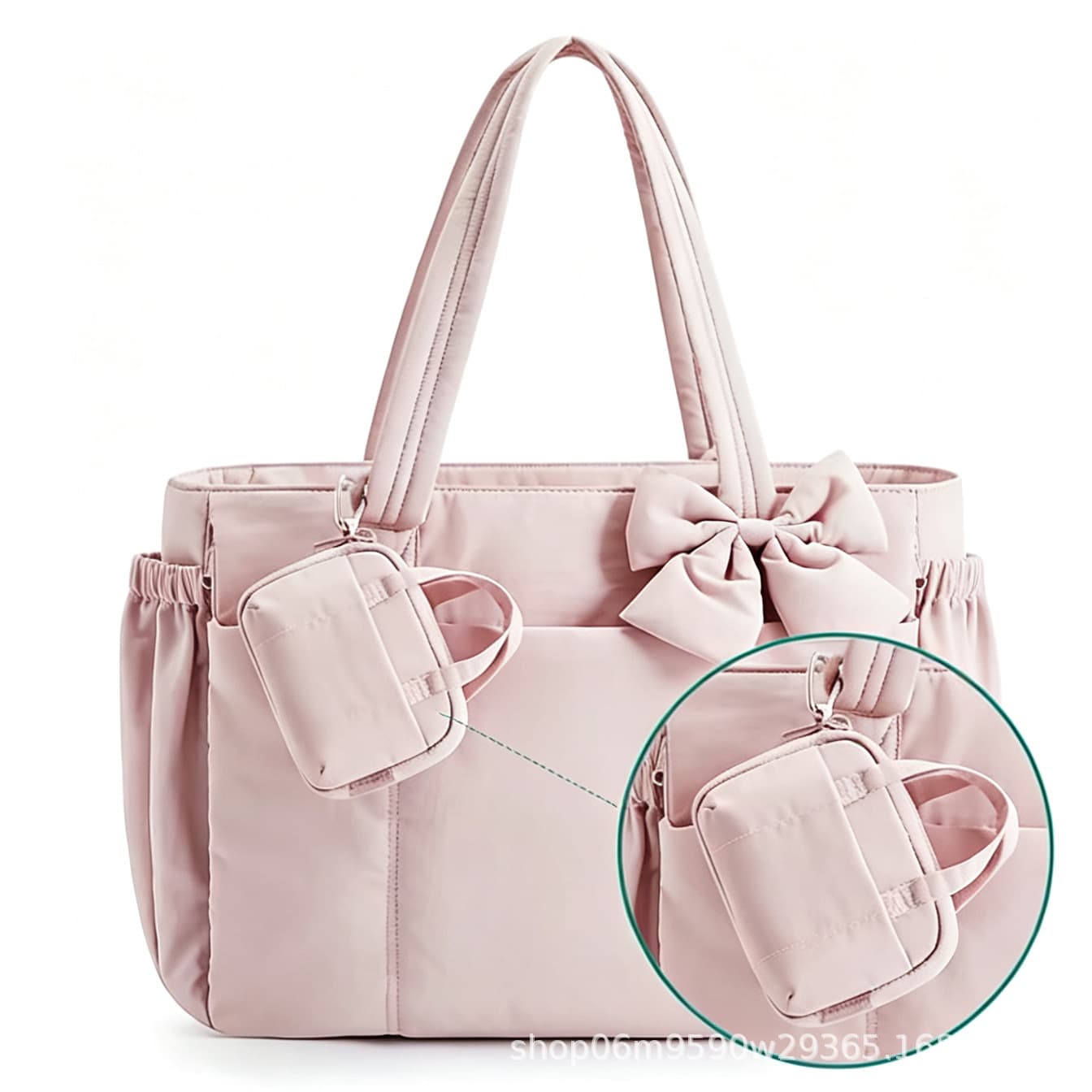 TK Cross-border Same Style Fashion Nylon Mini Pendant Bag Key Bag Card Holder Compact Cute Large Capacity Cosmetic Bag