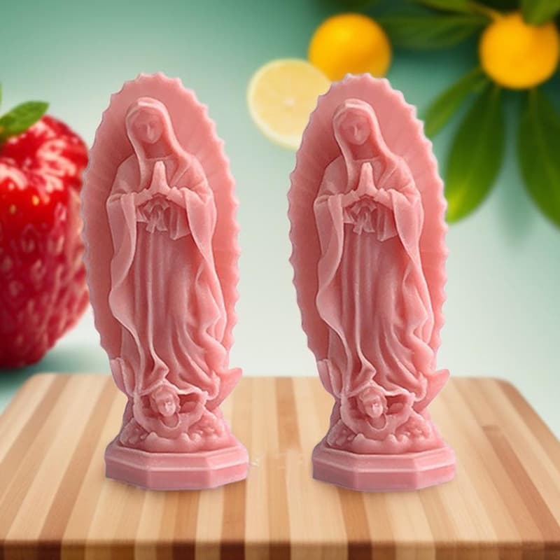 Sweet Cross-border Hot-selling European-style Figure Sculpture Aromatherapy Candle Silicone Mold Creative Ornament Resin Craft