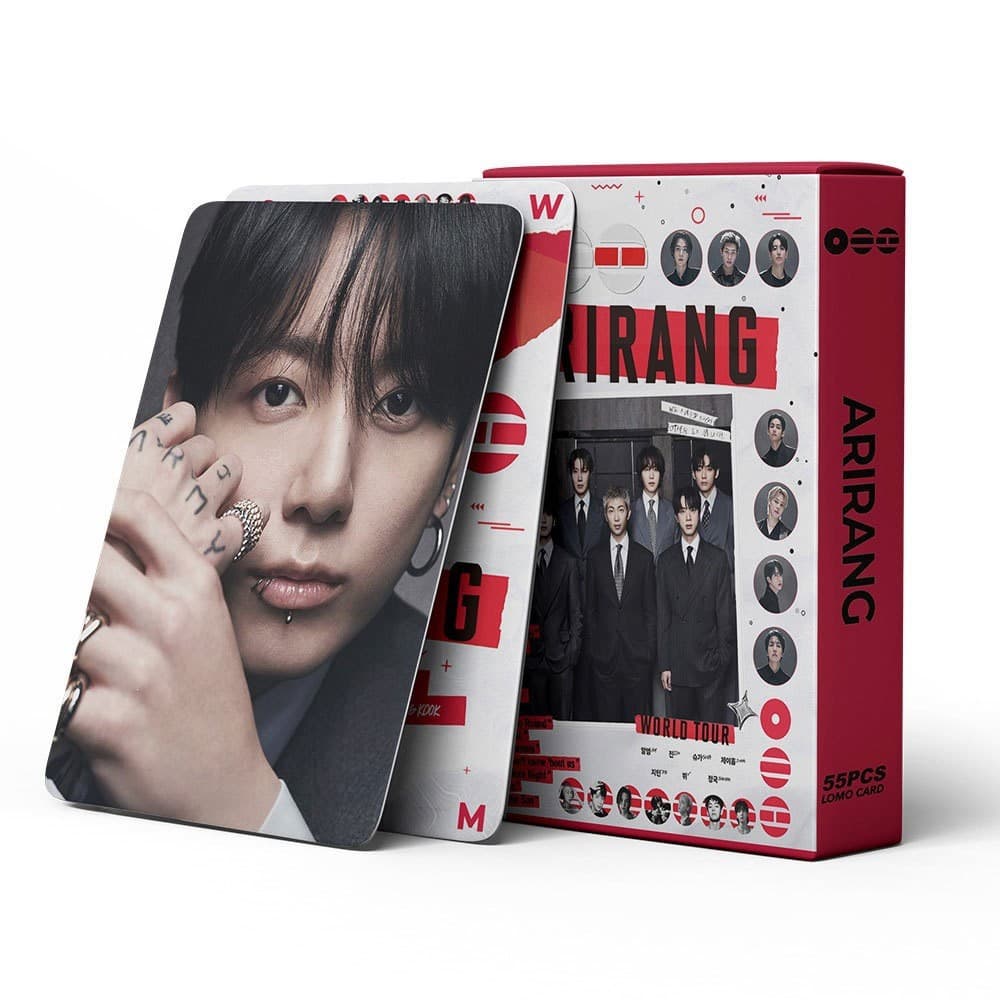 Large Stock New 55 BT Small Cards BTS Official 5th Album Kpop Star Merch LOMO Cards