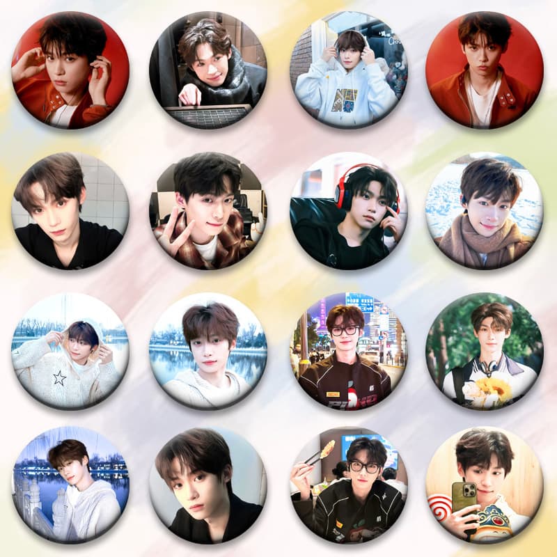 Ziyu Latest Merchandise Star Badge Buttons Anime Goods Gift Brooch 58mm Tin Pin Badge