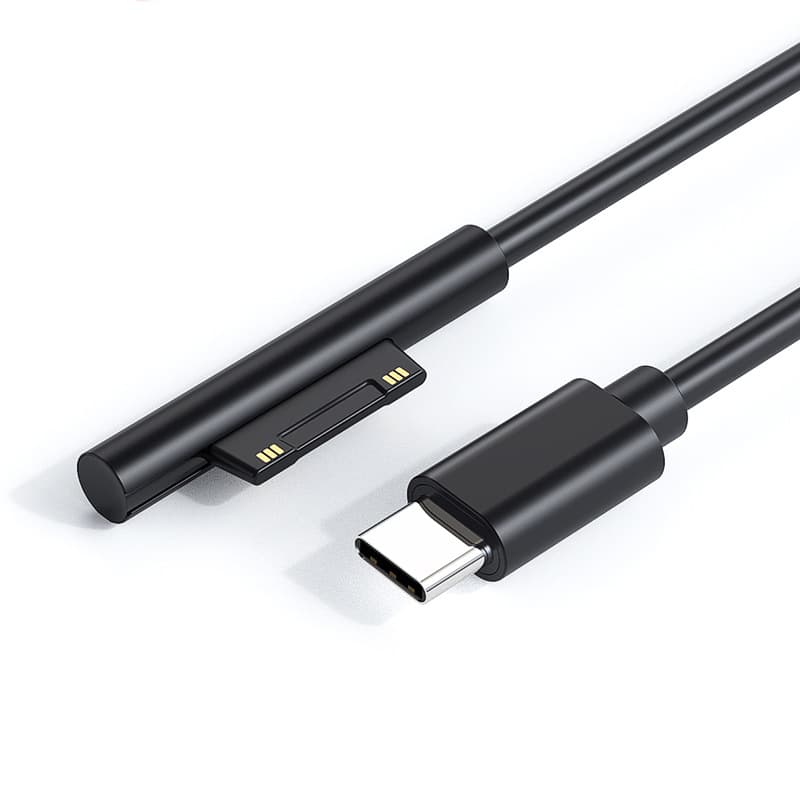 Suitable for Microsoft Surface tablet PRO5 charging cable PD to TYPEC fast charging decoy charging cable