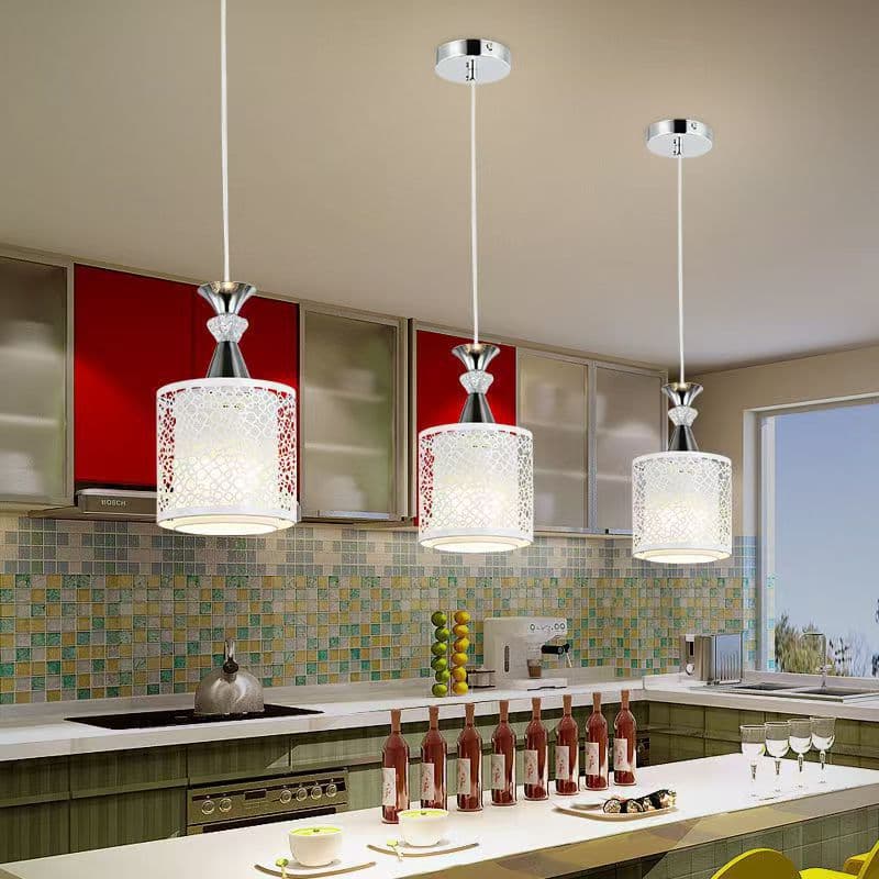Restaurant Pendant Light 3-Light Modern Minimalist Home Pendant Light Nordic Bar Hallway Dining Room LED Table Lamp