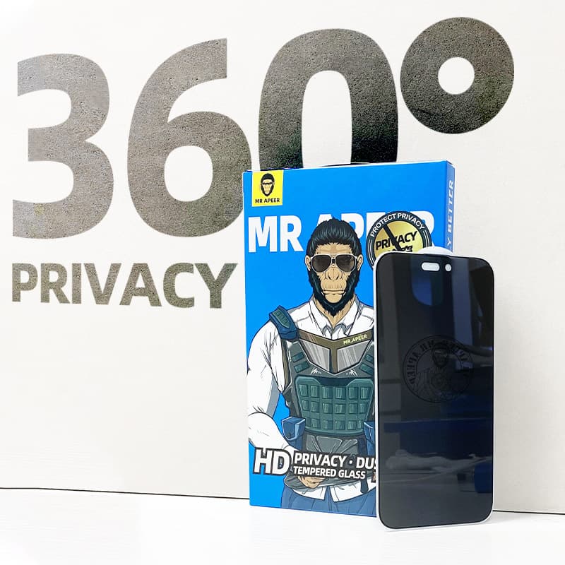 360 Privacy Screen Protector for iPhone 14 Plus 13 Pro Max