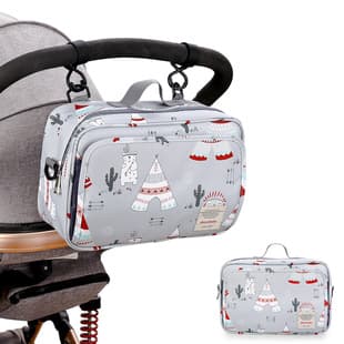 Aboutbaby Diaper Storage Bag for Diapers, Pads, and Cloth Diapers, Portable Baby Diaper Bag for Outings, Mommy Bag
