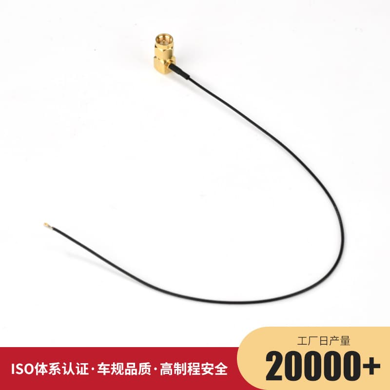 Custom SMA Elbow Adapter Cables for GPS Antennas, High-Frequency Radio Signal Connection and Transmission Lines