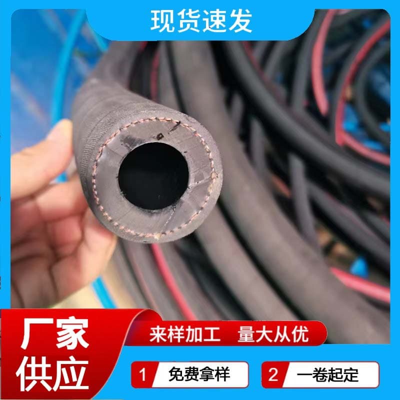 High-pressure wear-resistant sandblasting hose, cloth and wire inserted wear-resistant hose, thickened inner hose for coal powder spraying