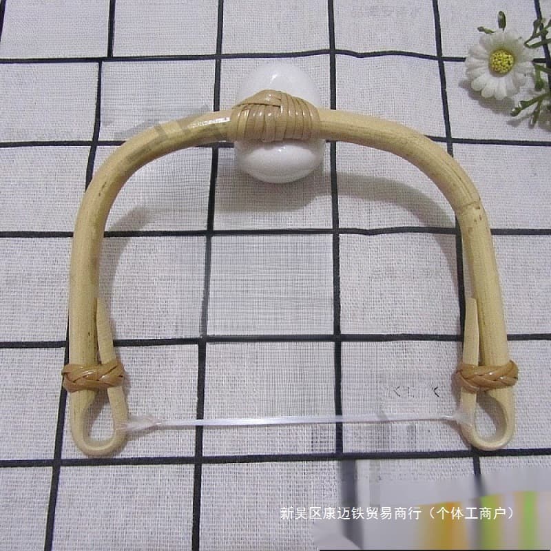 Rattan-woven teapot handle, hand-woven tea kettle, glass handle, hand-carry rattan-woven lifting handle, dyed handle, no pot