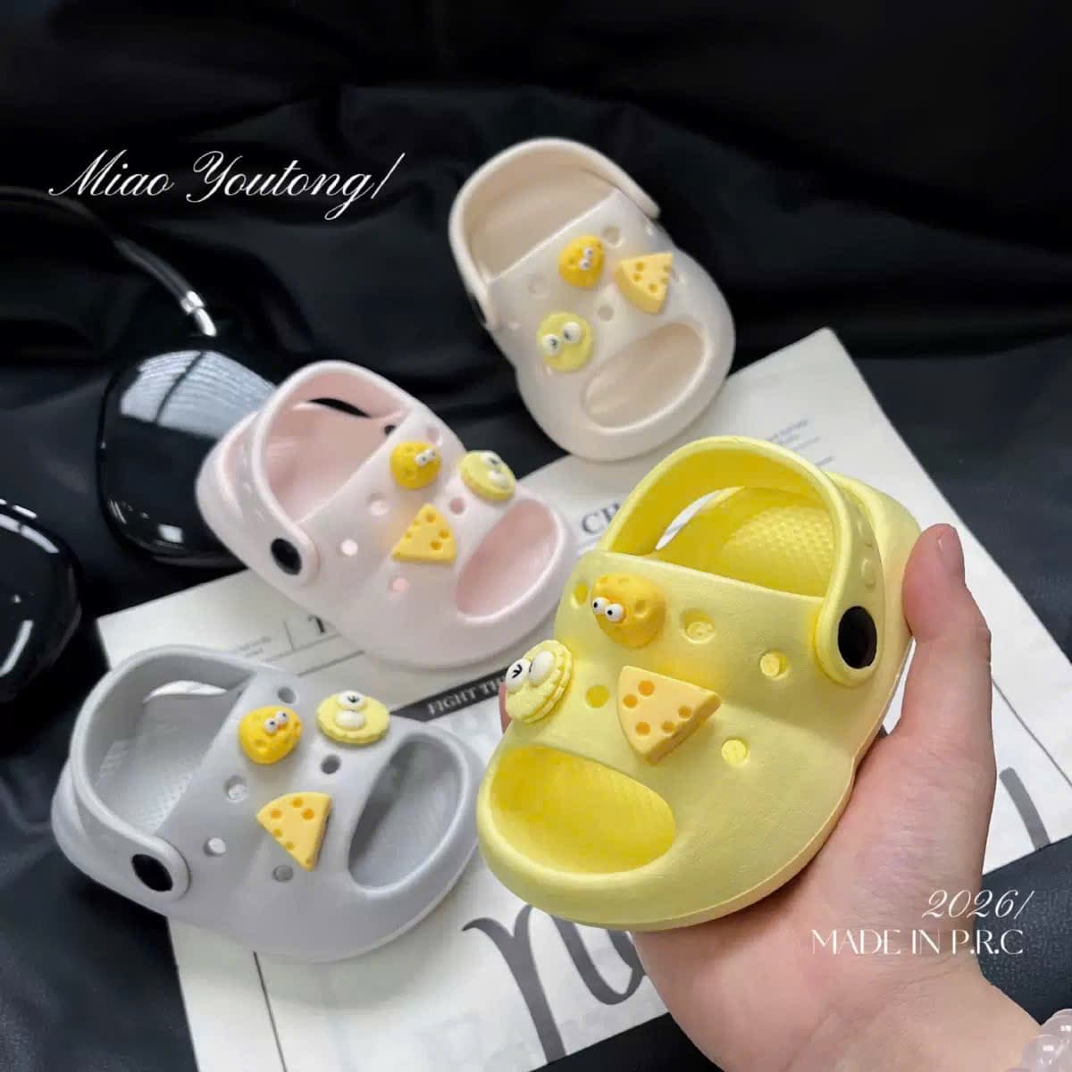 2026 New Kids Summer Sandals, Cartoon Cute Wear-Resistant Soft Sole Clog Sandals, EVA Material Baby Sandals