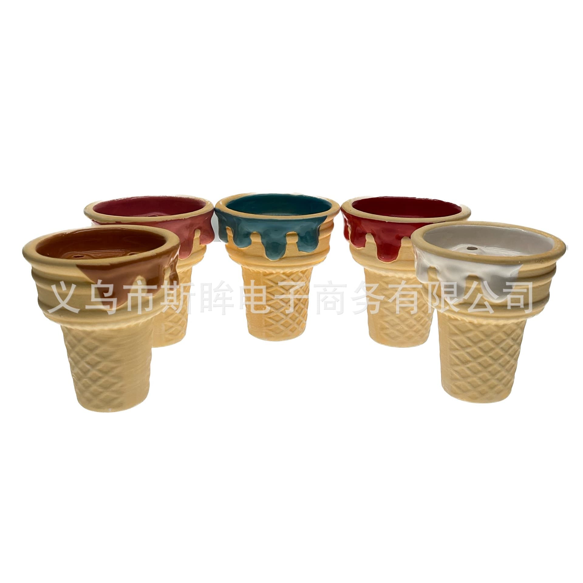 Ice Cream Ceramic Hookah Bowl Dessert Hookah Bowl Clay Hookah Accessories ICE CREAM HOOKAH BOWL