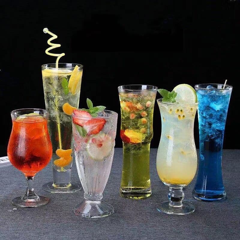 Milk Tea Juice Cup Water Cup Collins Cup Wine Glass Breakfast Glass Home Commercial Bar Beverage Cup Cold Drink Cup