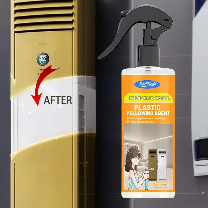 Kineshinex Cross-Border Appliance Cleaner Magic Solution for Yellowing and Browning, Air Conditioner Plastic Whitening Agent, Renew Without Disassembly