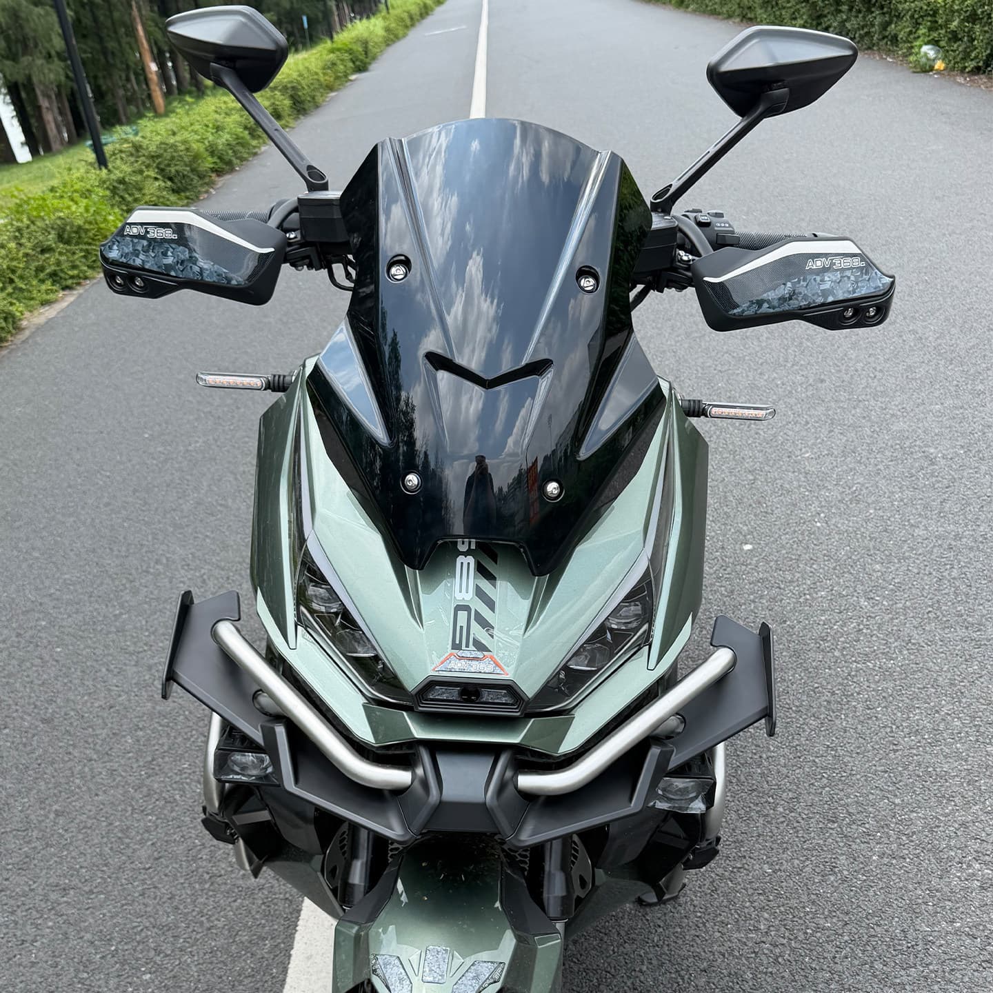 Compatible with ZONTES 368G Modified Front Windshield Transparent Windshield 368G Short Windshield Cross-border
