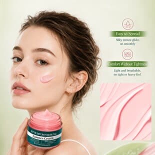 Cross-border PINK MICRONEEDLING ESSENCE CREAM Moisturizing Face Cream Wholesale