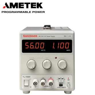 Ametek XPL18-3/30-1/30-20/56-1 Economical Compact Benchtop Power Supply XPL Series