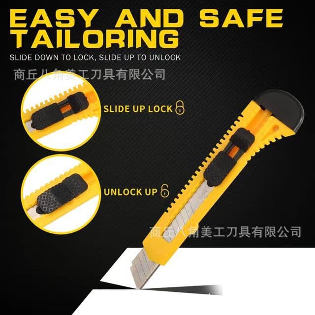 Factory Direct Utility Knife for Wallpaper, Large Wallpaper Cutter, 80 Paper Cutter, Glass Film Knife, Small Utility Knife Wholesale