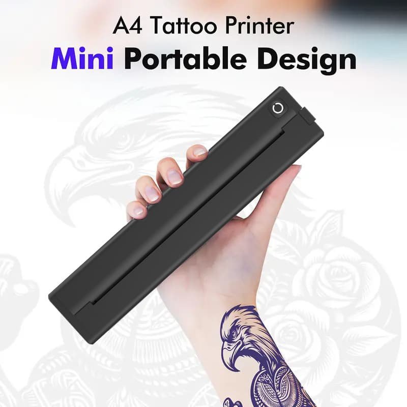 Portable Thermal A4 Printer for A4 Paper 210*297 Foldable Paper High-Definition Three-Proof Thermal Paper for Mistake Printing