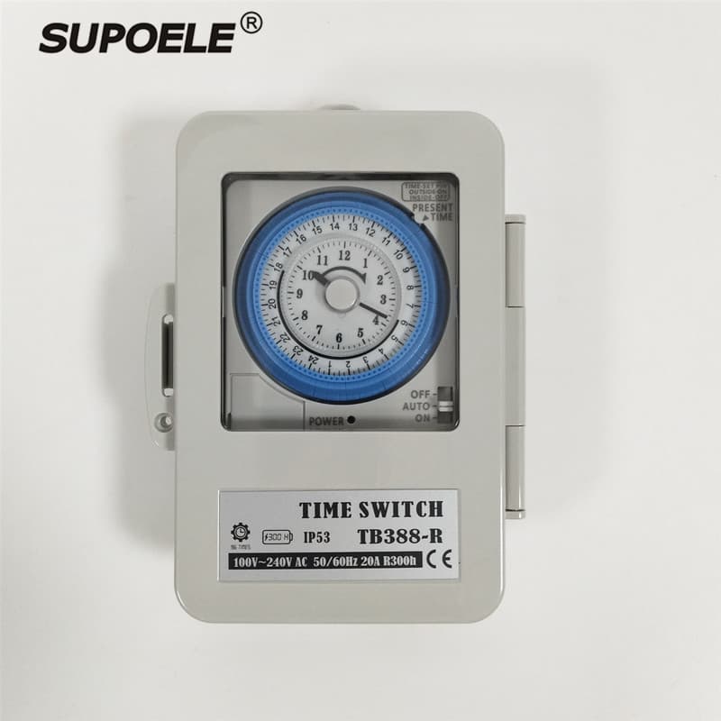 TB388R Mechanical Timer Minimum 15-Minute Time Control Switch with Battery