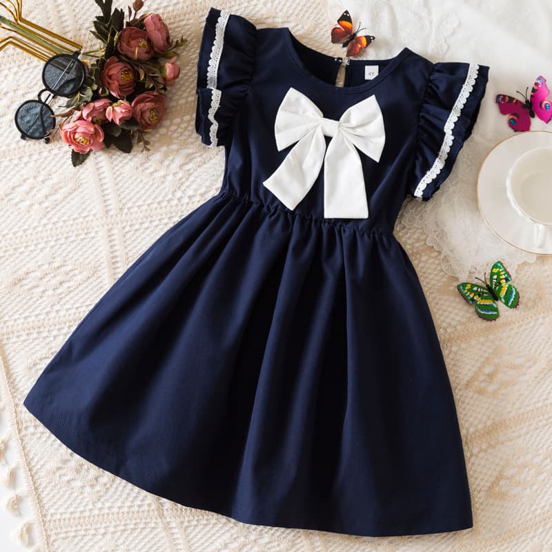 Girls Summer Dresses Little Girls Dresses 2025 New Children's Clothes Korean Lady Style Skirts Children's Dresses
