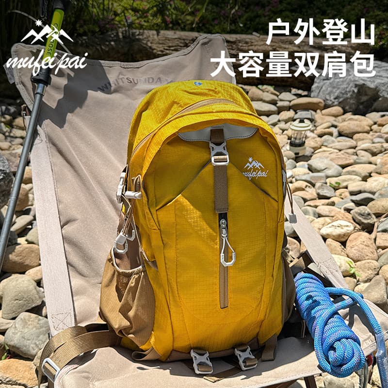 New mountaineering bag for men and women, lightweight hiking equipment, mountain climbing, outdoor sports, large capacity travel backpack, backpack