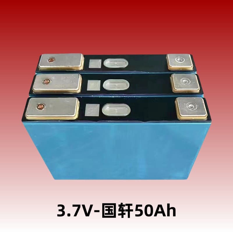 Guoxuan 50Ah Electric Vehicle Lithium Battery 3.7V Ternary Prismatic Aluminum Case Cell for Energy Storage 48V 60V High Capacity