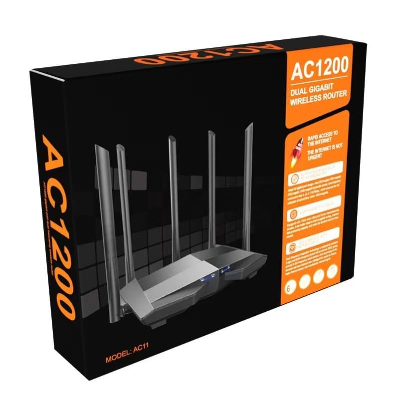 Tenda AC11 Dual Band AC1200 Wireless Router 2.4G & 5G Gigabit Port Router