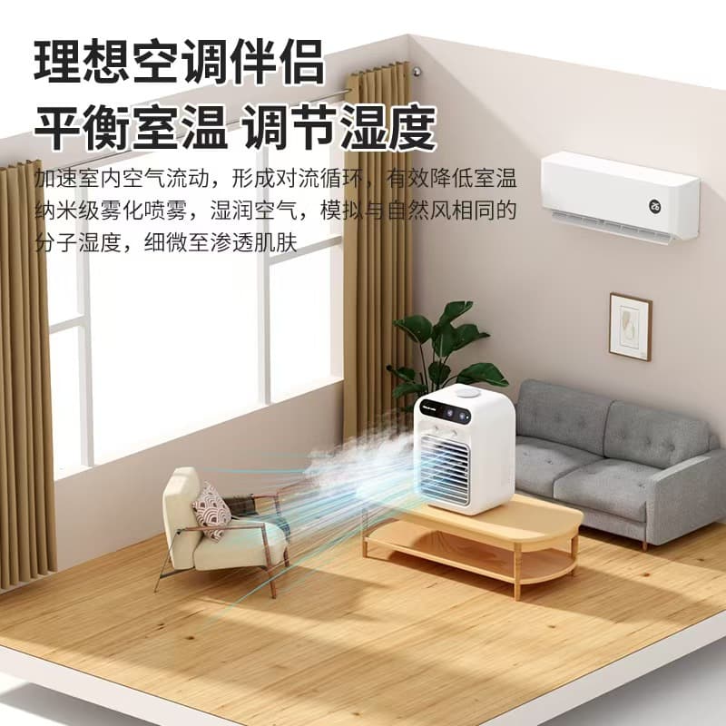 Cross-border new household air cooler air conditioner fan air conditioner fan cooler mobile water-cooled small air conditioner