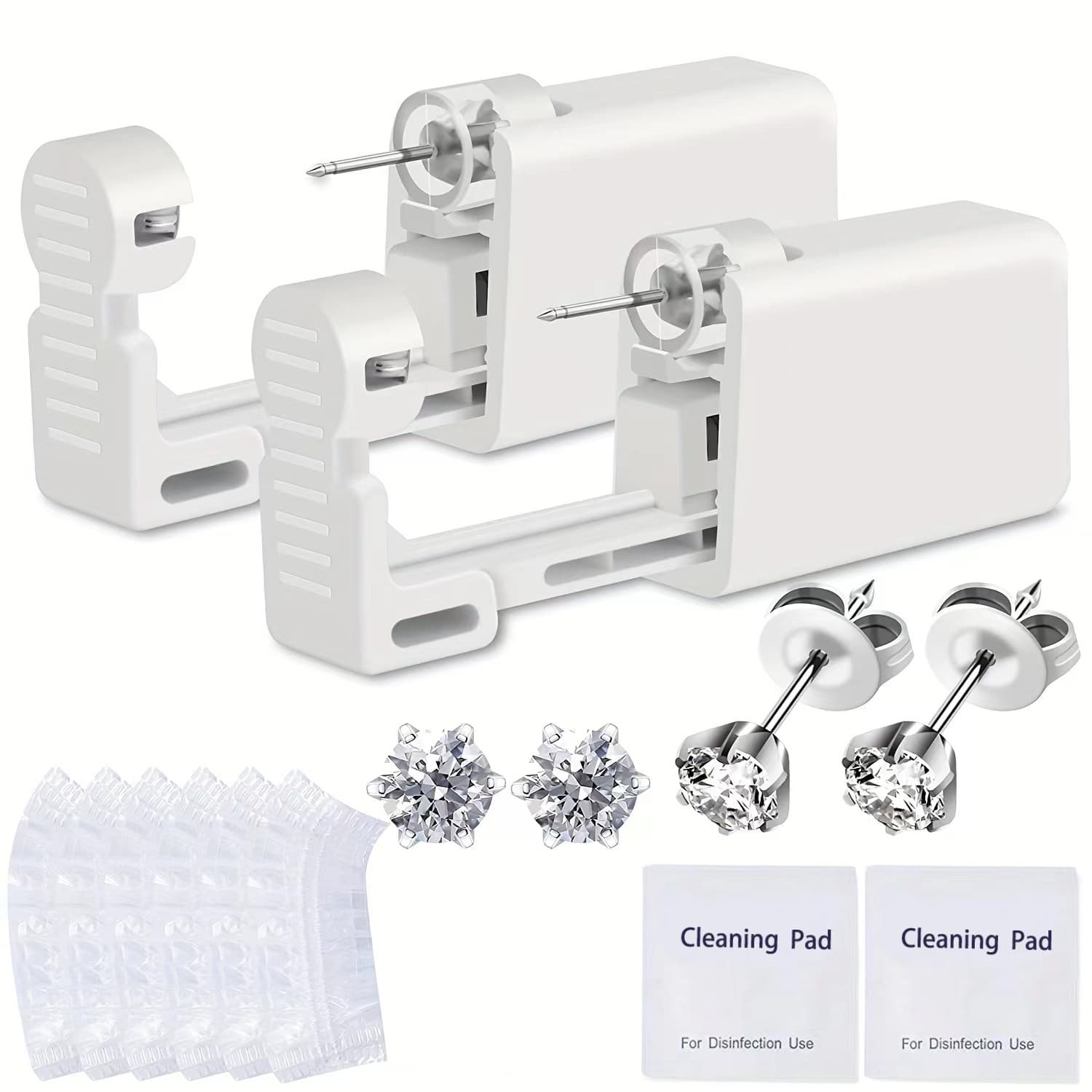 Cross-Border Second Generation Ear Piercing Tool Kit Disposable Ear Piercer Ear Stud Gun Earring Set