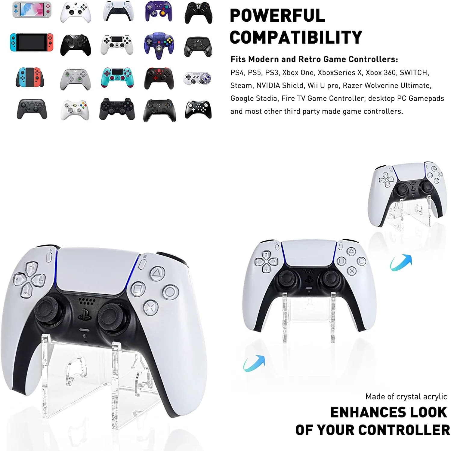 Wall-mountable acrylic game controller display stand PS4 neutral wireless display stand game desktop display stand