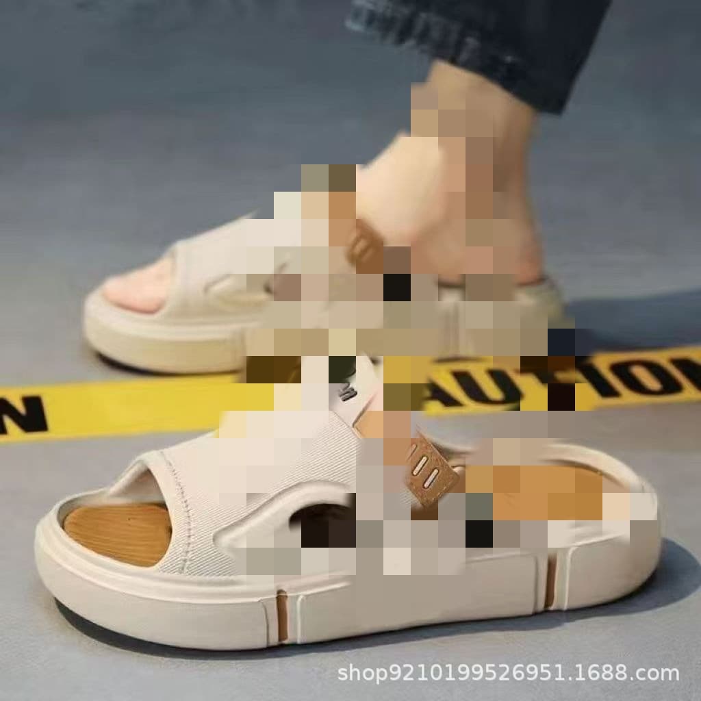 2026 Men's Sandals Summer Slippers Sports Outdoor Driving Trendy Anti-Slip Casual Two-Way Beach Sandals