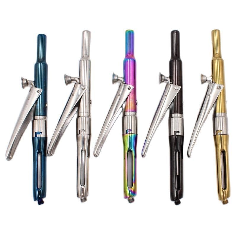 Dental Syringe Gun-Type Blue Anesthetic Syringe Periodontal Ligament Injection Gun Stainless Steel Material