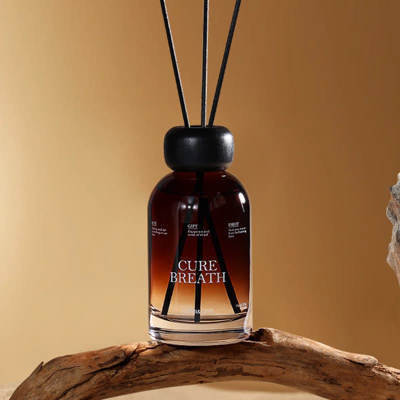 Flame-free aromatherapy essential oil diffuser reed diffuser decoration for indoor fragrance, toilet odor removal, long-lasting scent, wholesale
