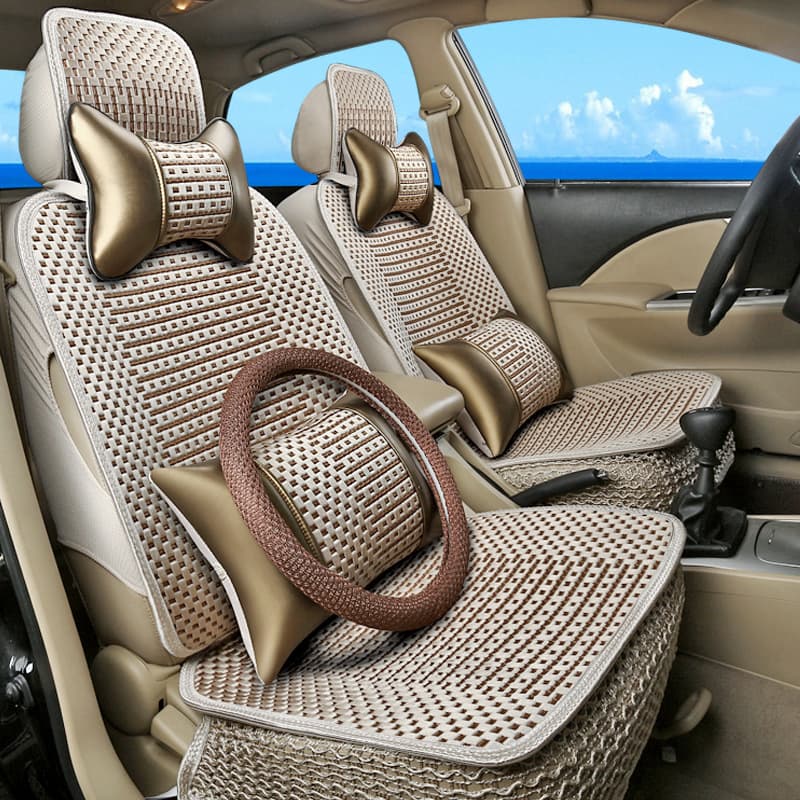 Wuling Hongguang S/S1/S3/Plus Seat Cover 7-Seat Full Wrap Ice Silk Seat Cover Four-Season Universal Custom Seat Cushion
