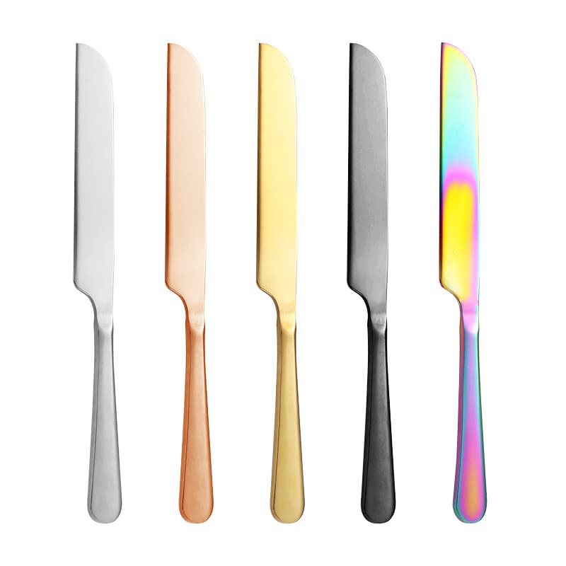 Amazon Hot-Selling Stainless Steel Cake Knife Banquet Public Buffet Bread Knife Dessert Cheese Knife Factory Direct Supply