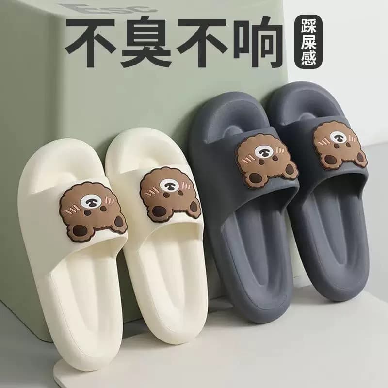 Women's Summer Indoor Home Bathroom Non-Slip Anti-Odor Couple Slippers Soft Comfortable